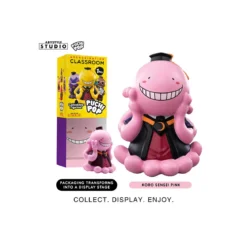 ABYstyle - ASSASSINATION CLASSROOM - set de 8 figurines Soft Vinyl Puchipop Koro-sensei