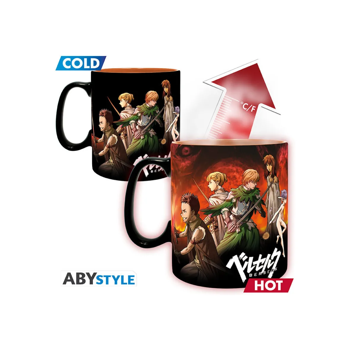 ABYstyle - Berserk - Mug Thermo-reactif 460 ml