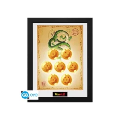 ABYstyle - Dragon Ball Z - Tirage encadré "Dragon Balls et Shenron" (30x40)