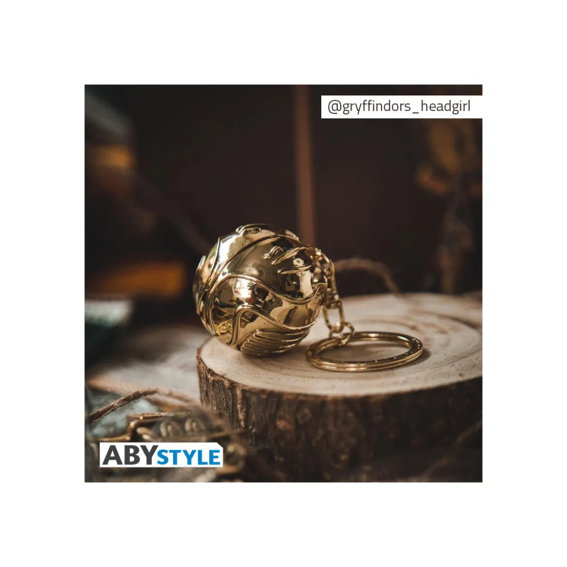 ABYstyle - HARRY POTTER Porte-clés 3D Vif d'Or