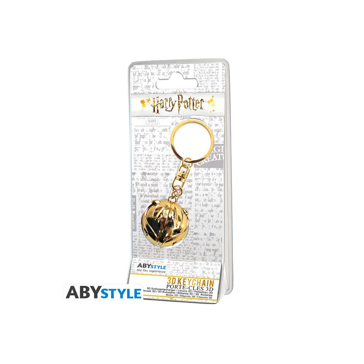 ABYstyle - HARRY POTTER Porte-clés 3D Vif d'Or