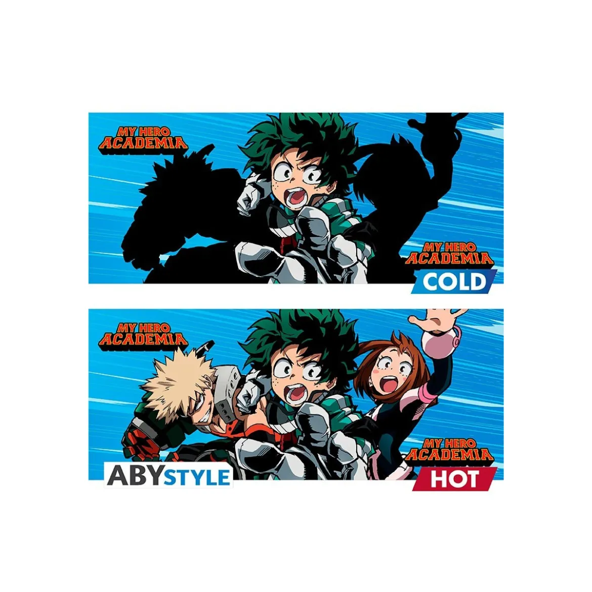ABYstyle - My Hero Academia - Mug Thermo-reactif 320 ml - Héros
