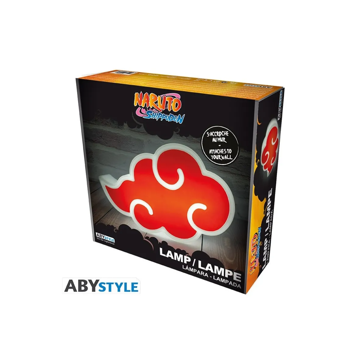 ABYstyle - NARUTO SHIPPUDEN - Lampe - Nuage Akatsuki