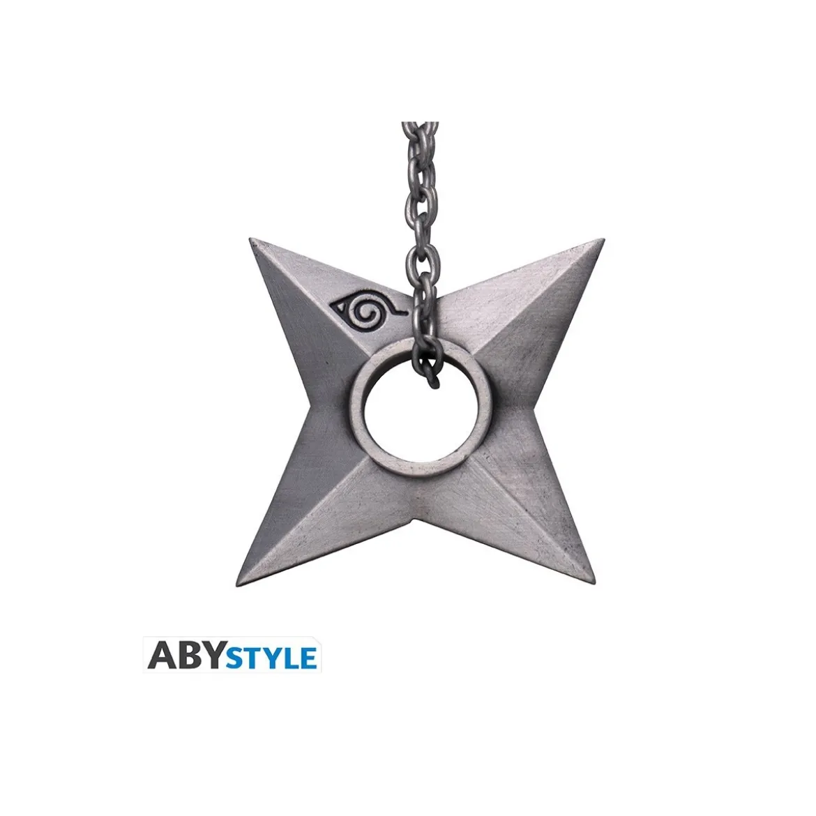 ABYstyle NARUTO SHIPPUDEN - Porte-clés 3D "Shuriken Konoha"
