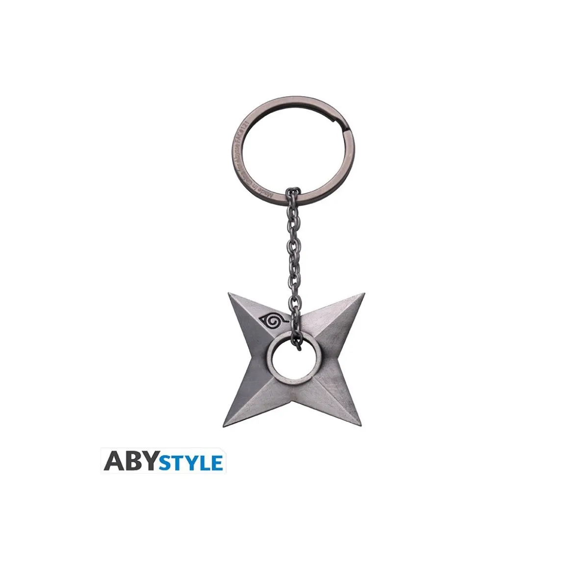ABYstyle NARUTO SHIPPUDEN - Porte-clés 3D "Shuriken Konoha"