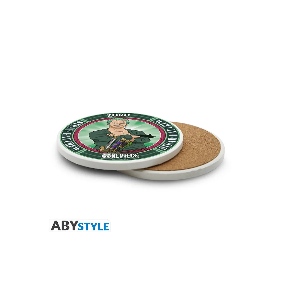 ABYstyle - ONE PIECE Dessous de verre en céramique Roronoa Zoro