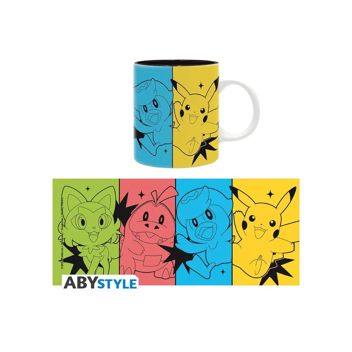 ABYstyle POKEMON - Mug - 320 ml - Starters Écarlate et Violet
