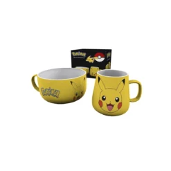 ABYstyle - POKEMON Set Petit Déjeuner Mug + Bol Pikachu
