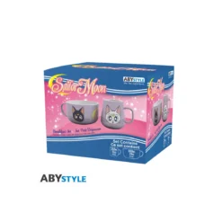 ABYstyle - SAILOR MOON Set Petit Déjeuner Mug + Bol Luna & Artemis