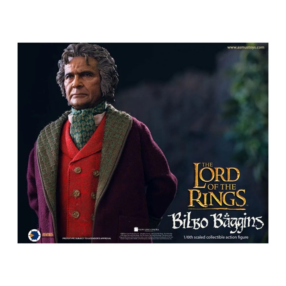 Asmus Toys - Le Seigneur des Anneaux figurine 1/6 Bilbo Baggins - LOTR