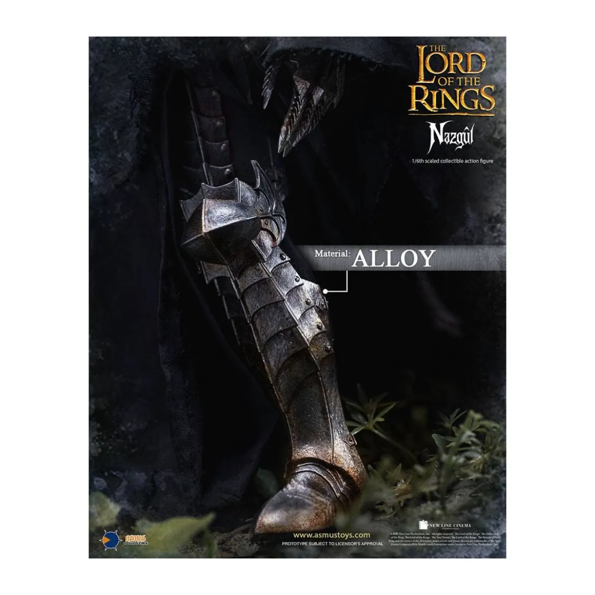 Asmus Toys - Le Seigneur des Anneaux figurine 1/6 Nazgûl - Ringwraith - LOTR