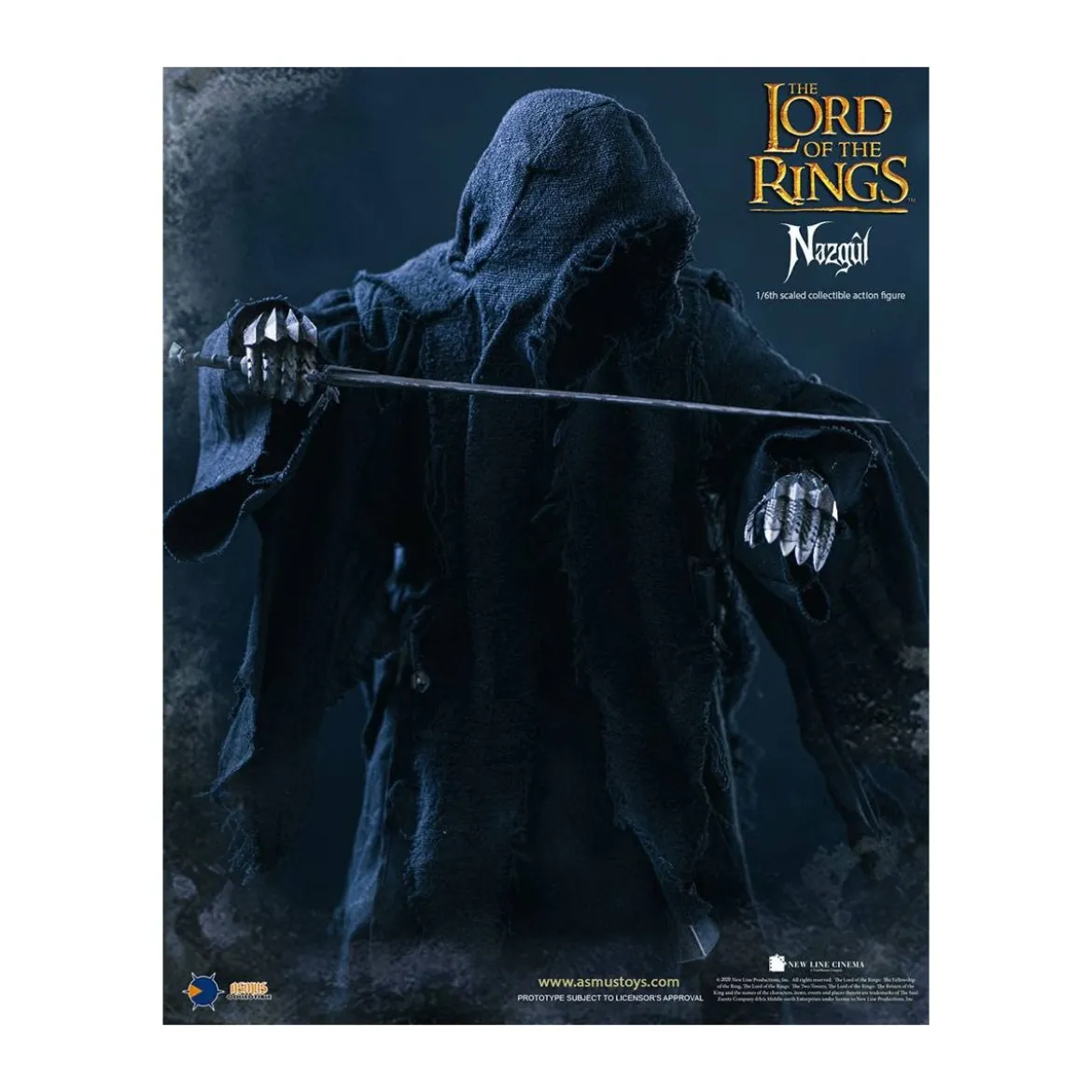 Asmus Toys - Le Seigneur des Anneaux figurine 1/6 Nazgûl - Ringwraith - LOTR