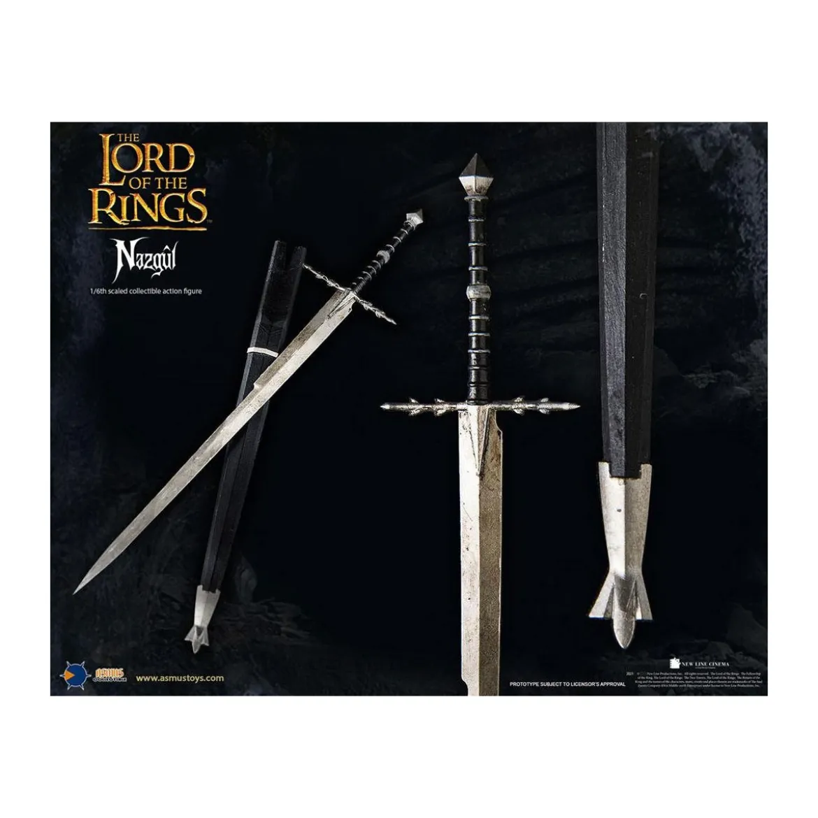 Asmus Toys - Le Seigneur des Anneaux figurine 1/6 Nazgûl - Ringwraith - LOTR