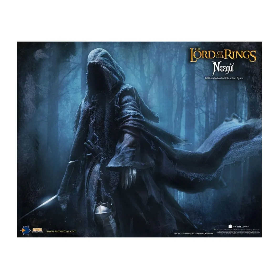 Asmus Toys - Le Seigneur des Anneaux figurine 1/6 Nazgûl - Ringwraith - LOTR