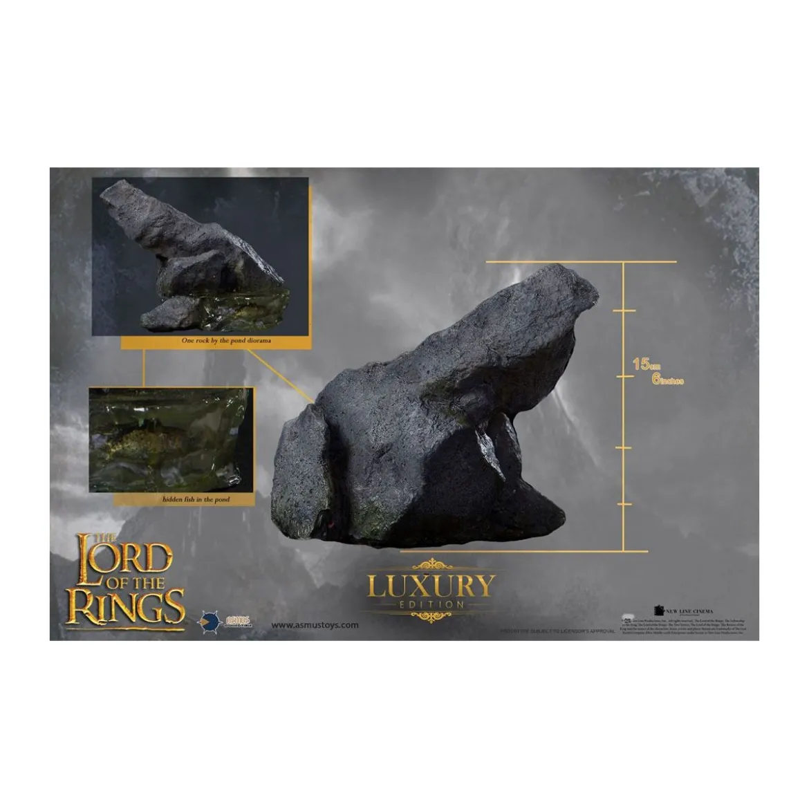 Asmus Toys - Le Seigneur des Anneaux figurine 1/6 Gollum Luxury Edition - LOTR
