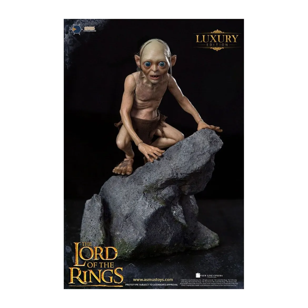 Asmus Toys - Le Seigneur des Anneaux figurine 1/6 Gollum Luxury Edition - LOTR