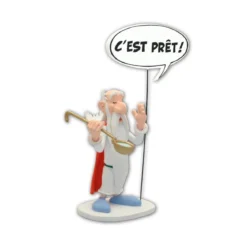 Asterix statuette - Collectoys Collection - Bulles Panoramix "C'est Prêt!" - 17cm