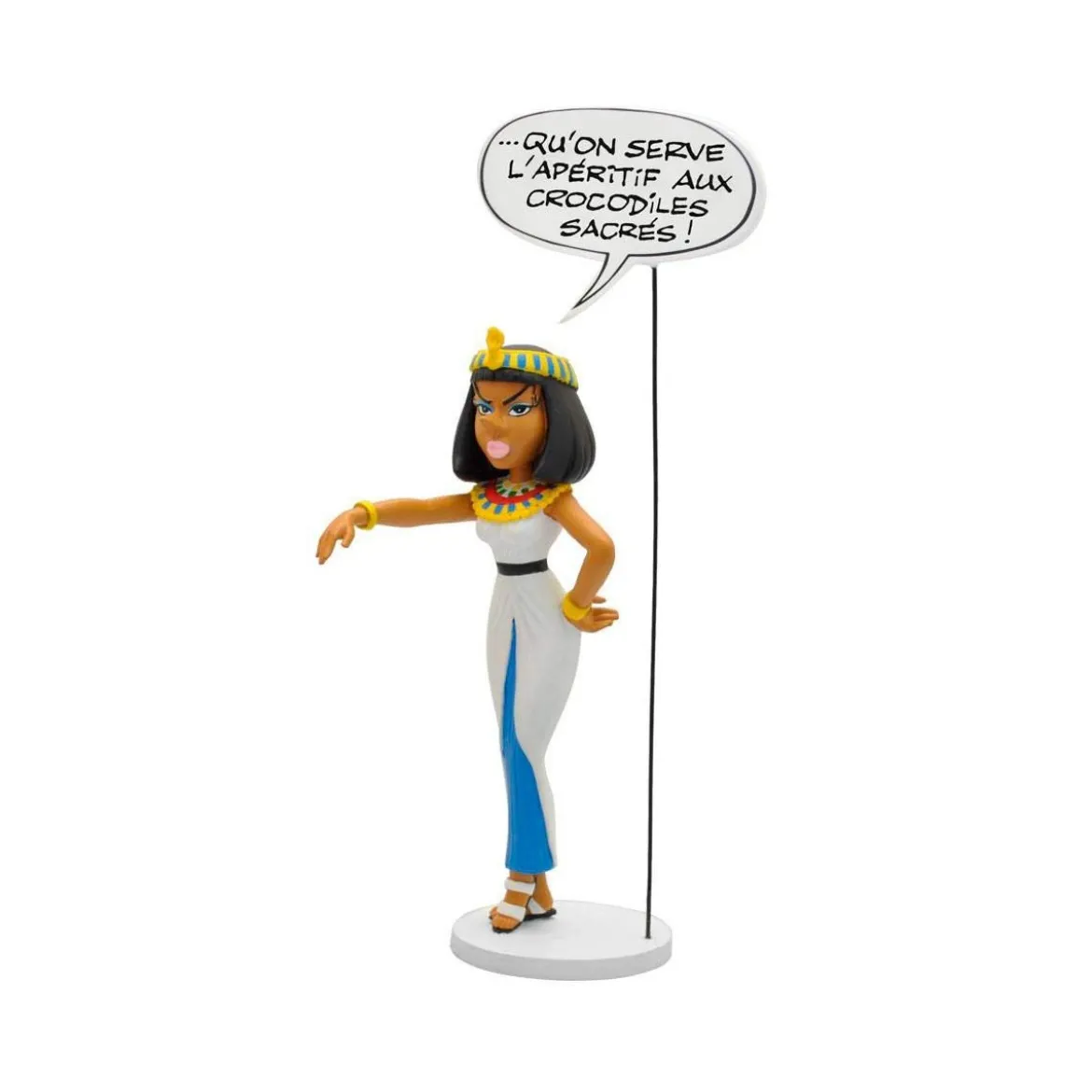 Asterix statuette - Collectoys Collection - Bulles Cleopatre "Qu'on serve l'aperitif" - 15cm
