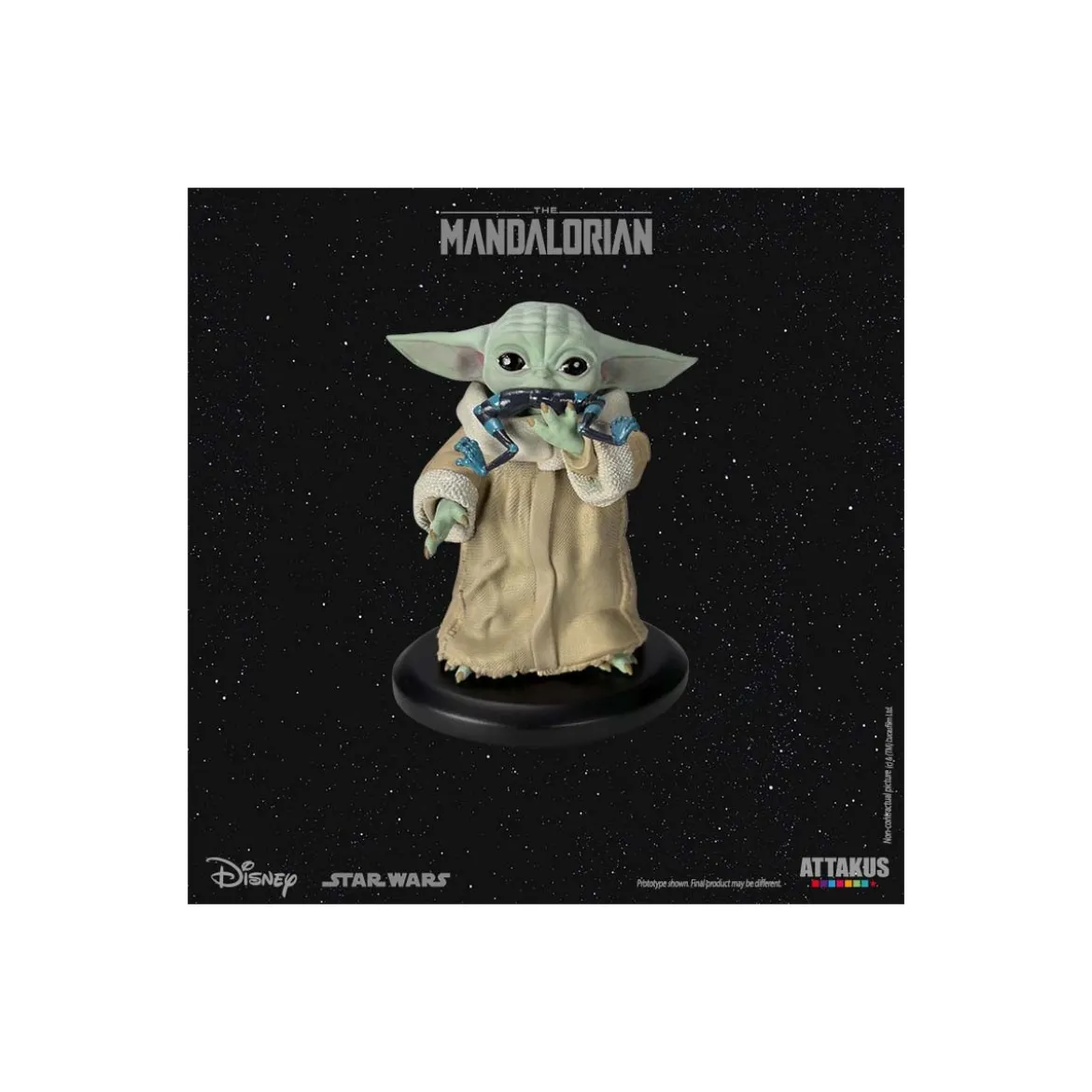 Attakus Starwars - Grogu "Eating the frog" 1/5 - The Mandalorian