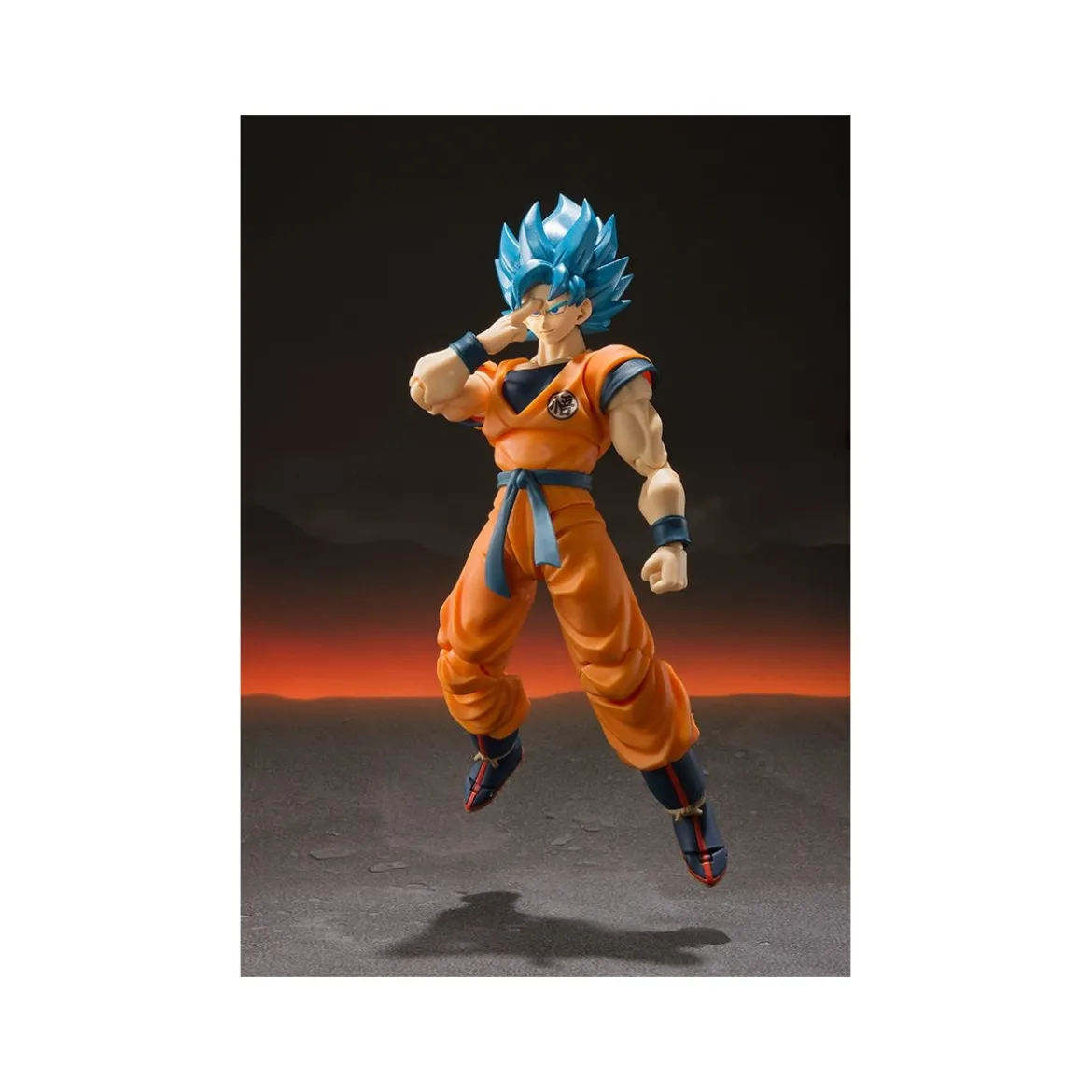Bandai Dragon Ball Super Broly - SHF SHFiguarts - Super Saiyan God Super Saiyan Son Goku - 14cm