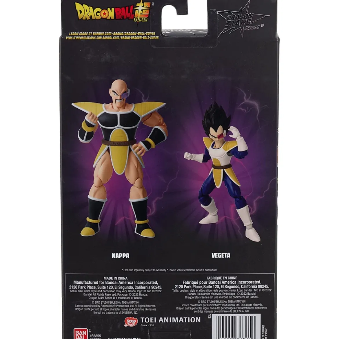 Bandai Dragon Ball Z - Nappa - Dragon Stars Series