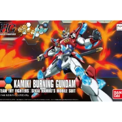 Bandai - Gunpla - Gundam Build Fighters 1/144 HG - KAMIKI BURNING GUNDAM - Gundam Build Fighters Try