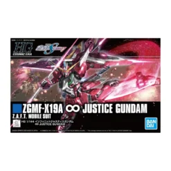 Bandai - Gunpla - 1/144 HG Cosmic Era - ZGMF-X19A INFINITE JUSTICE GUNDAM - Gundam Seed Destiny