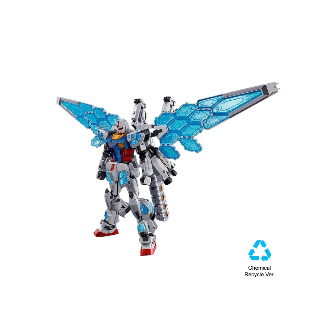 Bandai - Gunpla - 1/144 HG - RX-78F00E Gundam Ex-001 G.L.R.S.S. Feather Unit Chemical Recycle Ver. - Mobile Suit Gundam