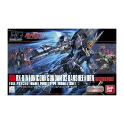 Bandai - Gunpla - 1/144 HG- RX-0[N] UNICORN GUNDAM 02 BANSHEE NORN (UNICORN MODE) - Mobile Suit Gundam Unicorn