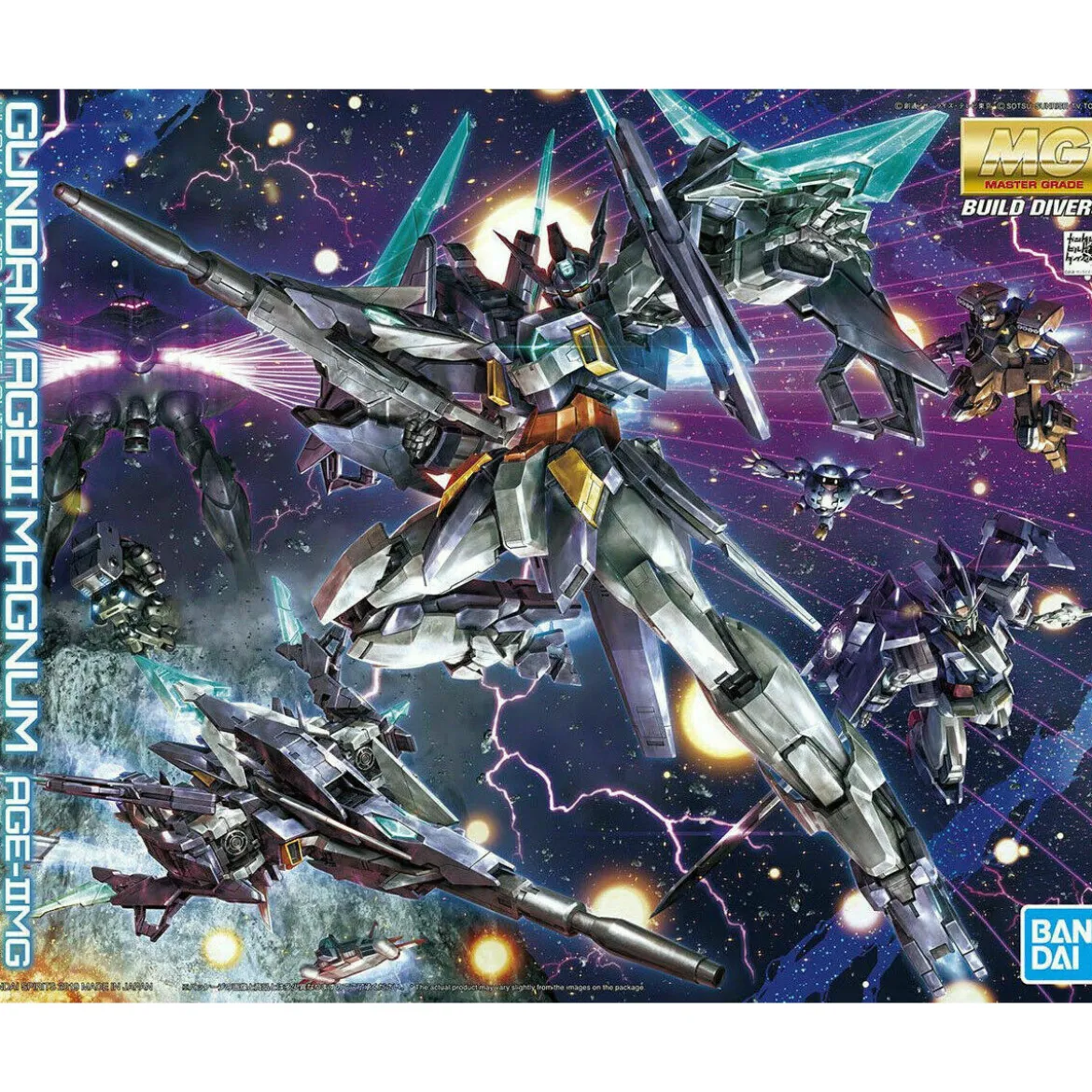 Bandai - Gunpla - 1/100 MG - AGE-IIMG - Gundam Age II Magnum