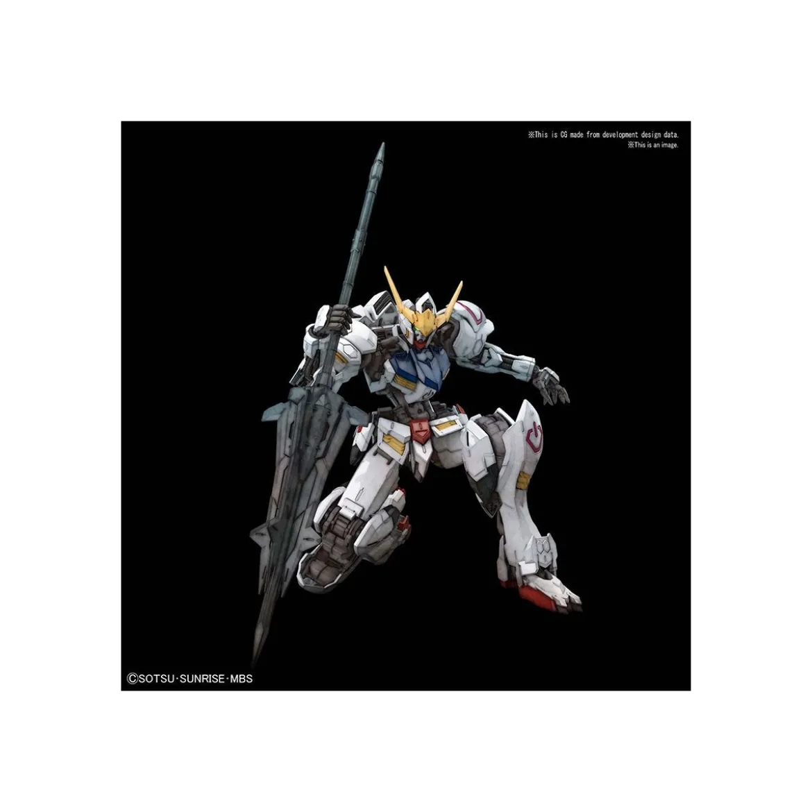 Bandai - Gunpla - 1/100 MG - ASW-G-08 BARBATOS - Mobile Suit Gundam IRON-BLOODED ORPHANS