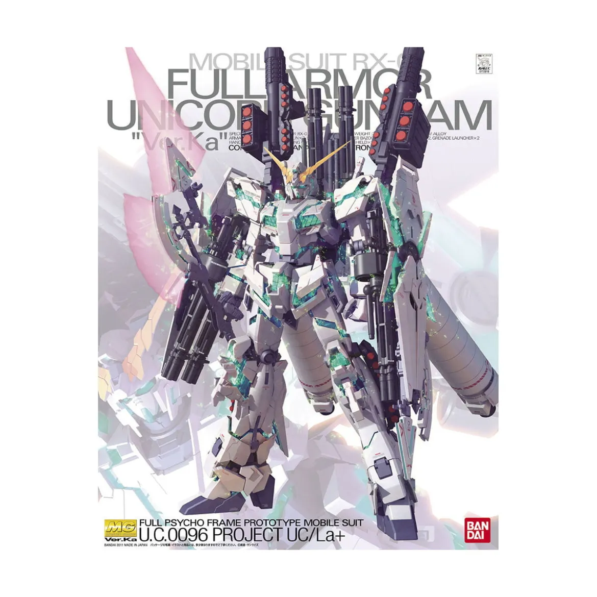 Bandai - Gunpla - 1/100 MG - RX-0 FULL ARMOR UNICORN GUNDAM VER. KA - Mobile Suit Gundam Unicorn