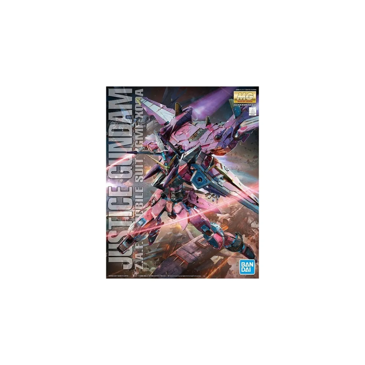 Bandai - Gunpla - 1/100 MG - ZGMF-X09A Justice Gundam - Gundam Seed