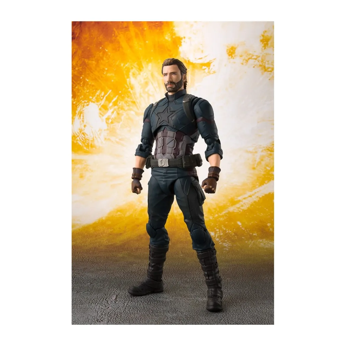 Bandai Marvel Infinity War SH Figuarts CAPTAIN AMERICA & TAMASHII EFFECT EXPLOSION SHF