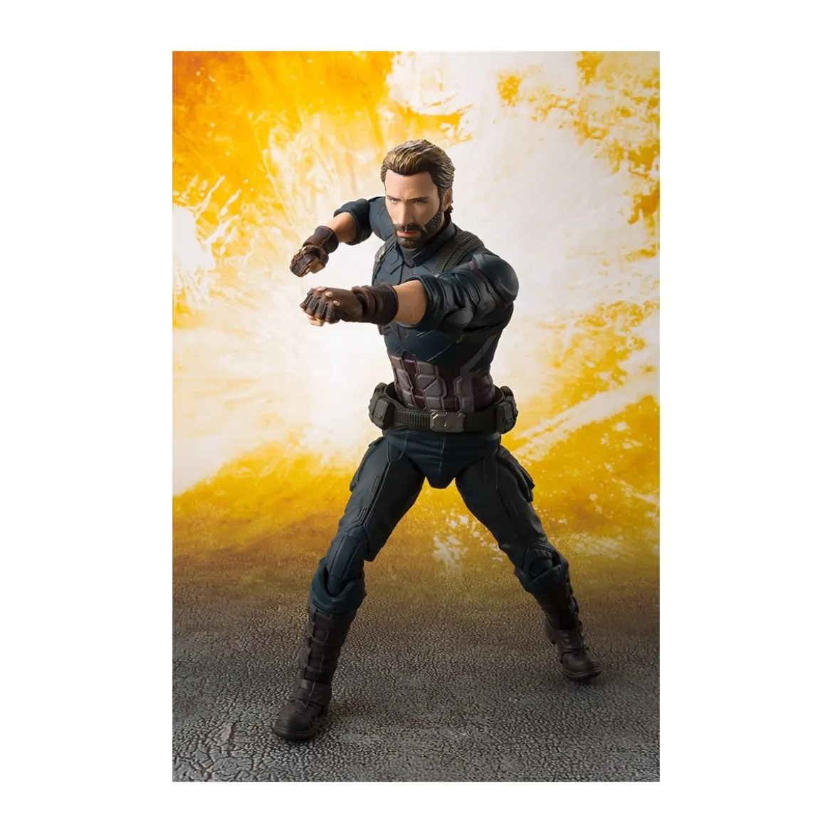 Bandai Marvel Infinity War SH Figuarts CAPTAIN AMERICA & TAMASHII EFFECT EXPLOSION SHF