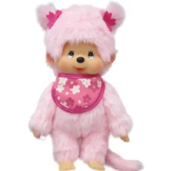 Bandai - Monchhichi Pink - kiki peluche