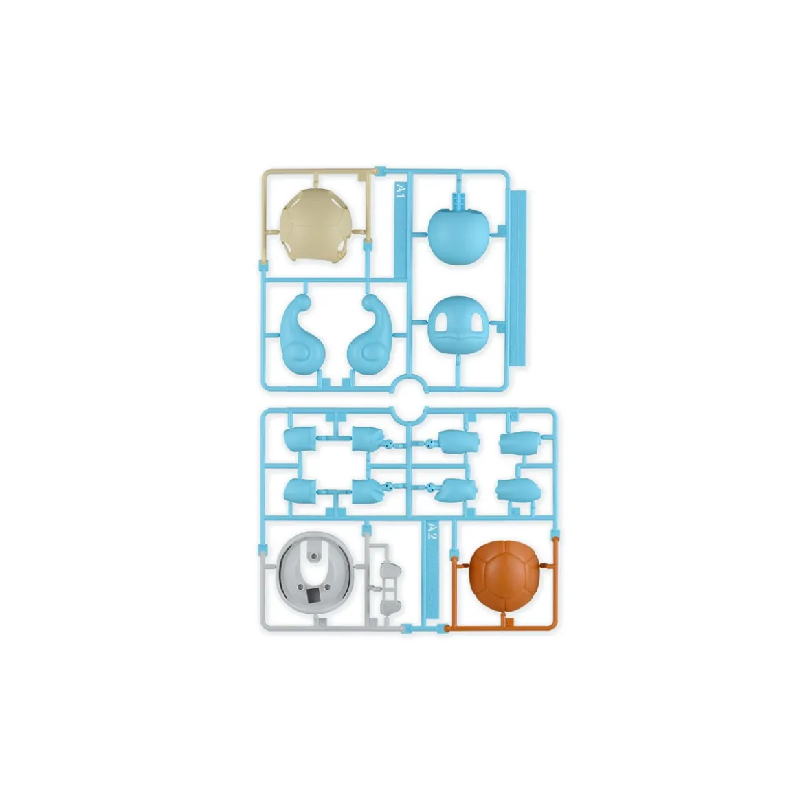 Bandai - Pokepla Quick 17 - CARAPUCE Model Kit Pokemon - Squirtle - Zenigame