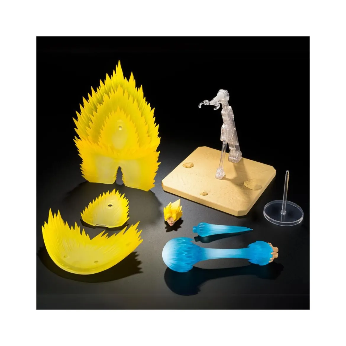 Bandai Tamashii - Dragon Ball Z - Super Saiyan Son Goku's Effect Parts Set - Teleport Kamehameha - SHF SHFiguarts