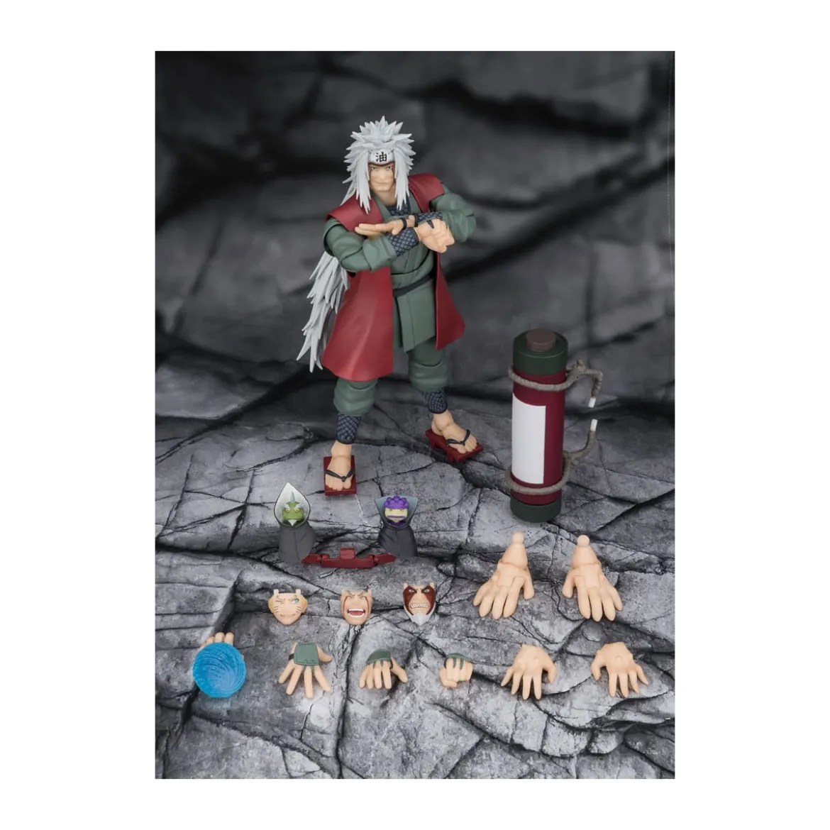 Bandai Tamashii - Jiraiya Hidden Leaf Heroic Master Sage (Sage Mode Set) - SH Figuarts SHF