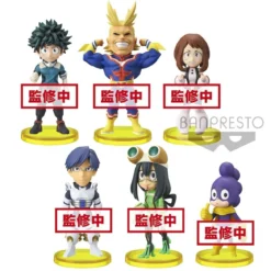 Banpresto - My Hero Academia - WCF Vol.1 - Serie de 6 figurines - 7cm