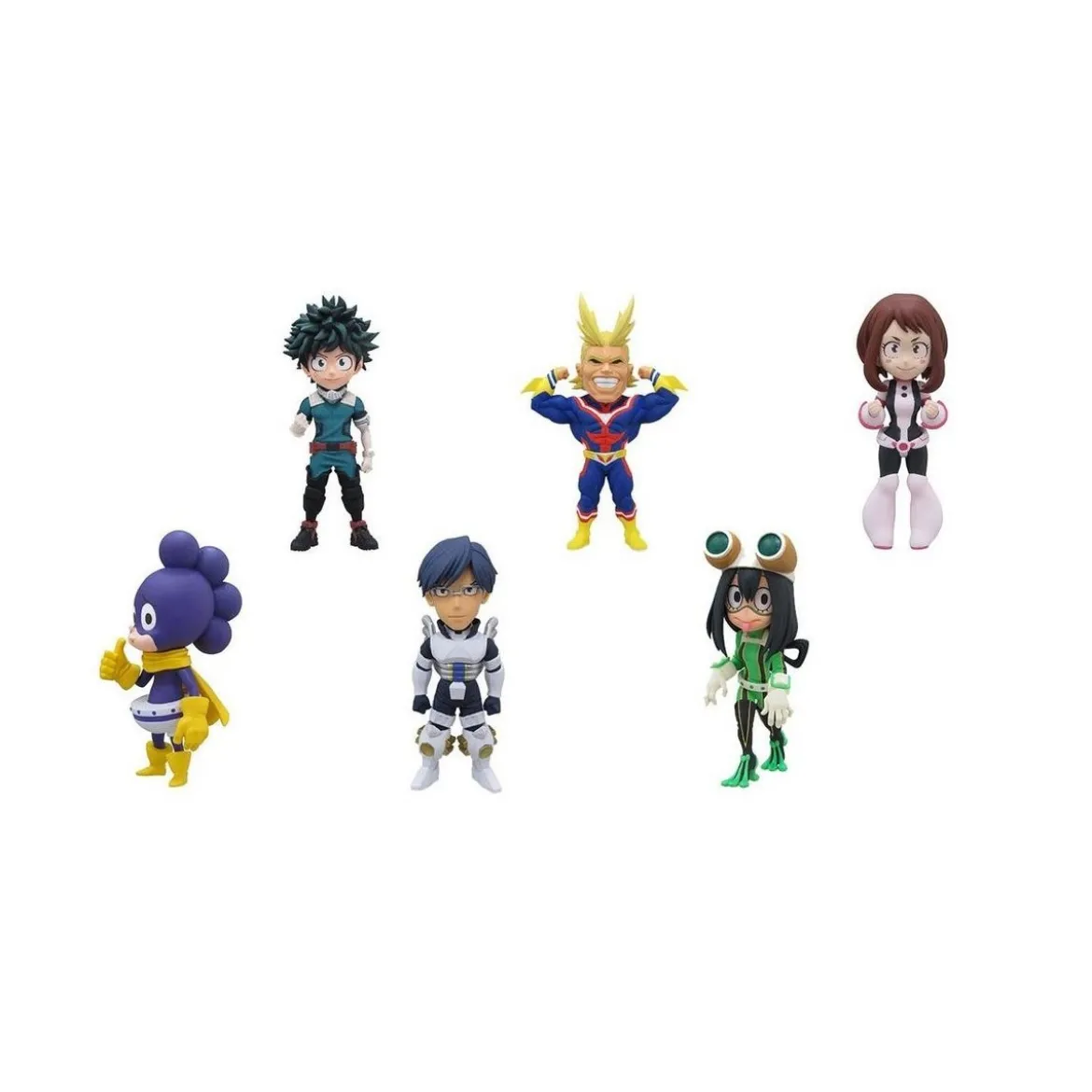 Banpresto - My Hero Academia - WCF Vol.1 - Serie de 6 figurines - 7cm