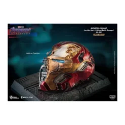 Beast Kingdom - Avengers Endgame Master Craft Iron Man Mark50 Helmet Battle Damaged