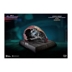 Beast Kingdom - Avengers Endgame Master Craft Iron Man Mark50 Helmet Battle Damaged