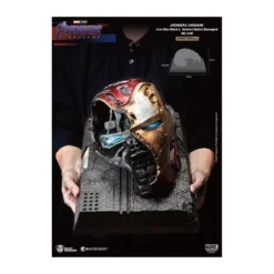 Beast Kingdom - Avengers Endgame Master Craft Iron Man Mark50 Helmet Battle Damaged