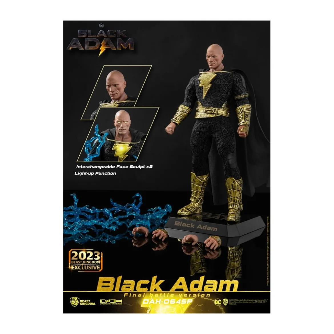 Beast Kingdom - Black Adam Final Battle Version - Black Adam - figurine 1/9 Dynamic Action Heroes