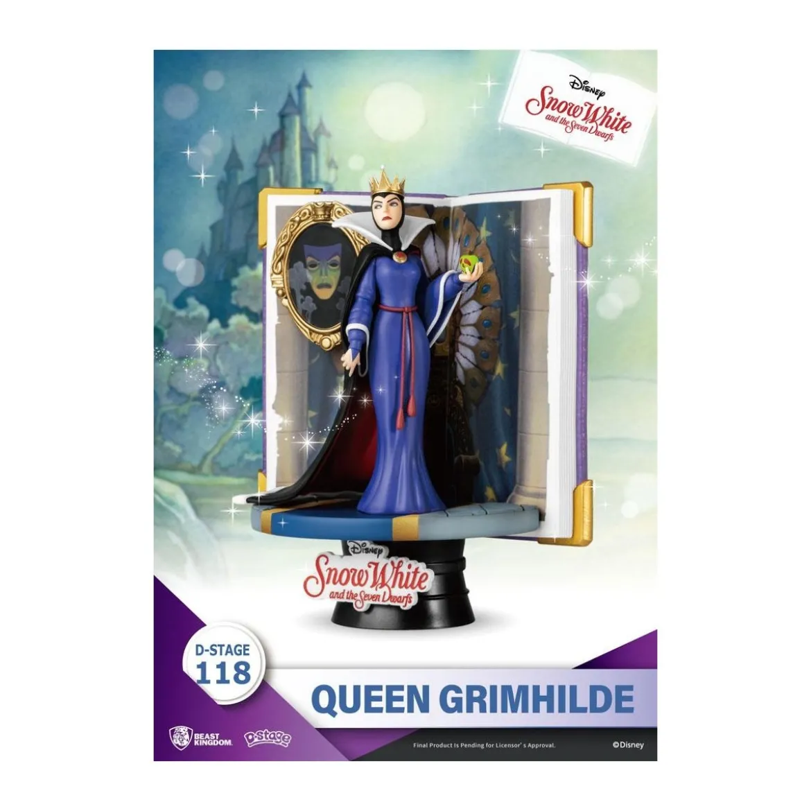 Beast Kingdom Disney Blanche-Neige diorama QUEEN GRIMHILDE - D-Stage Story Book Series