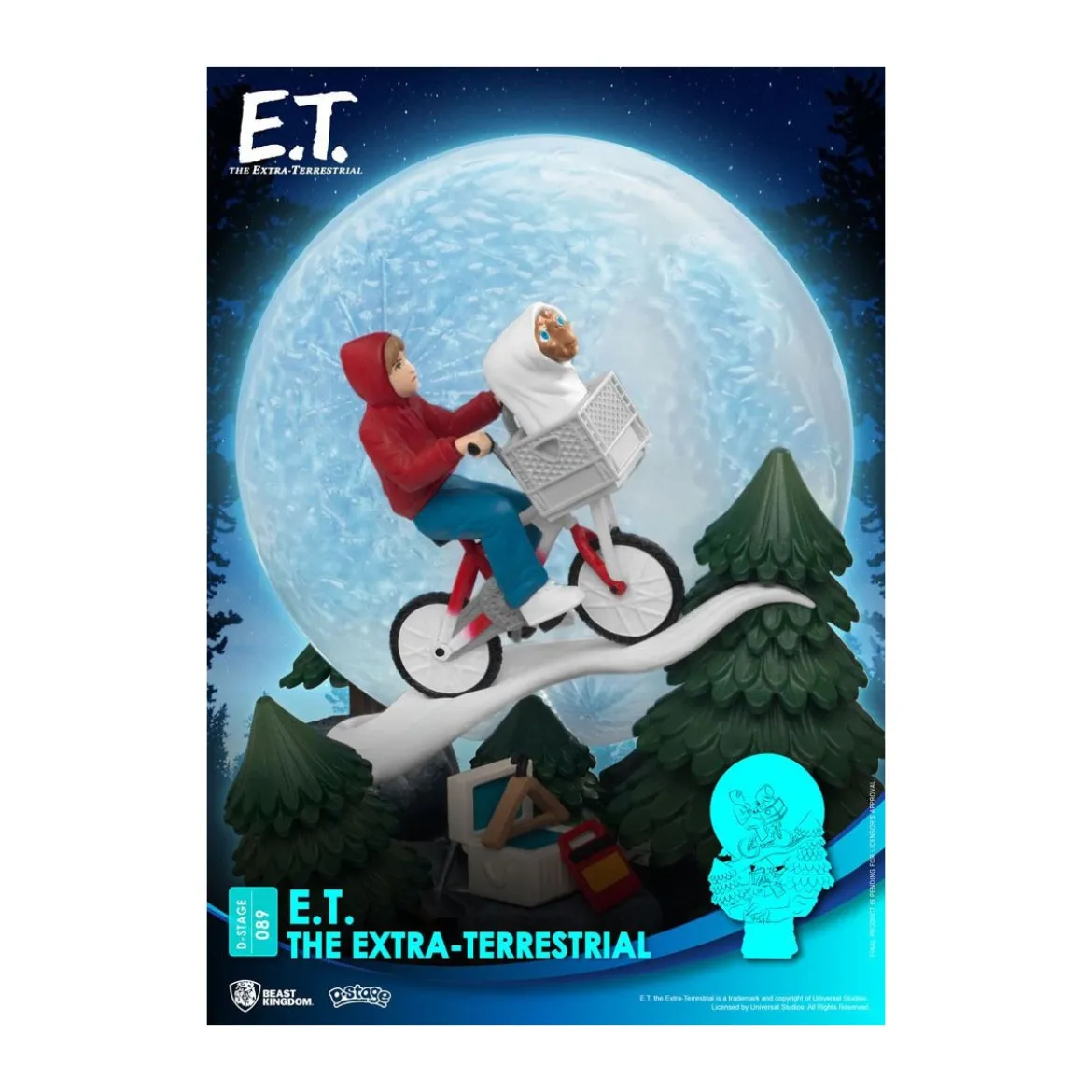 Beast Kingdom Disney diorama E.T. l´extra-terrestre - PVC D-Stage Iconic Movie Scene