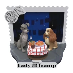 Beast Kingdom Disney - D-Stage PVC Diorama La Belle et le Clochard - Disney 100 Years of Wonder
