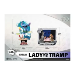 Beast Kingdom Disney - D-Stage PVC Diorama La Belle et le Clochard - Disney 100 Years of Wonder