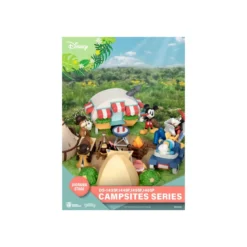 Beast Kingdom Disney - D-Stage PVC Diorama Campsite Series - Minnie & Pluto Special Edition